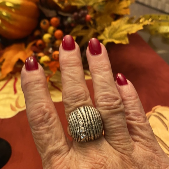 .925 Sterling silver and cubic zirconia ring - Picture 9 of 9